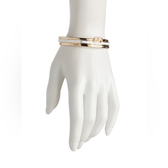 Coach Horse and Carriage Gold Bangle Set - Picture 5 of 5